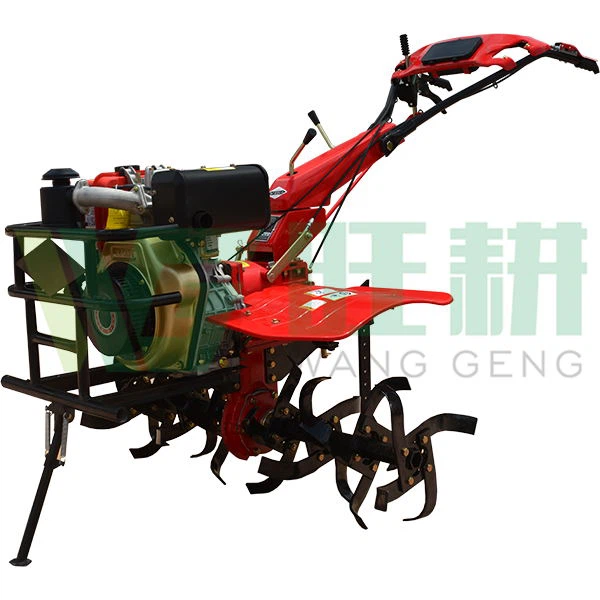Big Power Kama Engine 186 Tiller Cultivator, Motorblok, May Cay, Disel Gear Driven Tiller